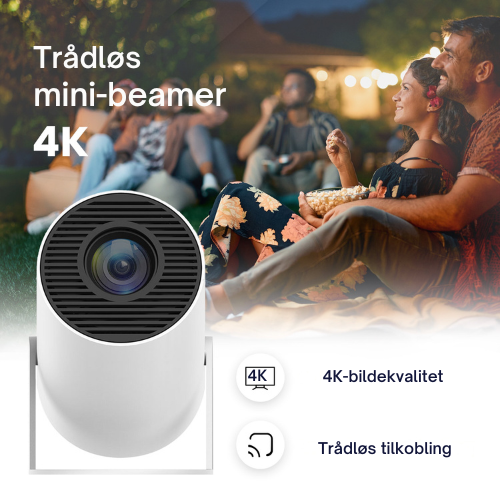 Projektor for spill, TV og mobil - i 4K